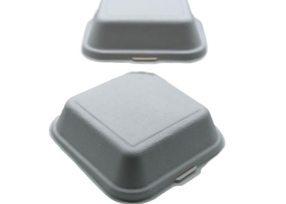 Sandwich 20g 150x150x40mm Biodegradable Takeout Containers