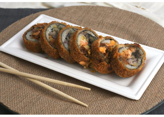 100% Natural 17g Sushi  Sugarcane Compostable Plates
