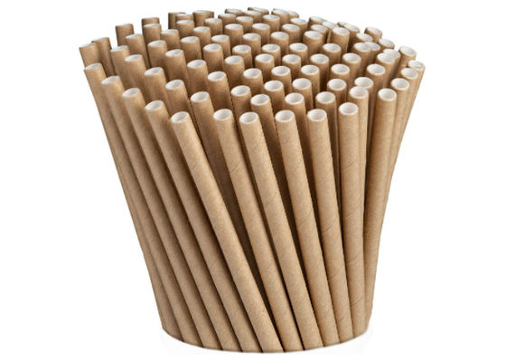 Biodegradable Kraft 12KG/Ctn Earth Friendly Paper Straws