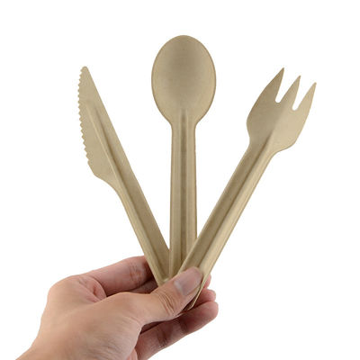 Eco Friendly Disposable 160mm Biodegradable Cutlery Set For Wedding Event
