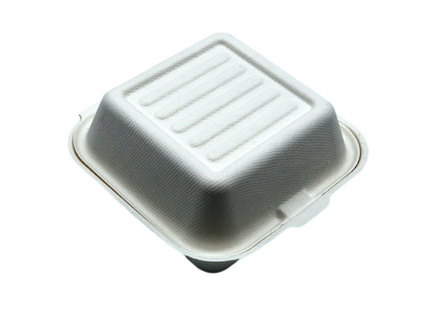 Sandwich 20g 150x150x40mm Biodegradable Takeout Containers